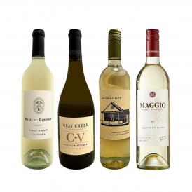  カリフォルニアのお買い得白４本セット set 品種違いのお楽しみセット set 