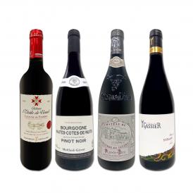  極旨ブルゴーニュ bourgogne 入り 厳選フランス France 赤ワイン wine 4本セット set 