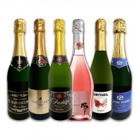 スパークリング sparkling ワイン wine セット set 辛口 ワイン wine セット set 泡 ワイン wine ギフト 箱 京橋ワイン wine 京橋わいん 6本 飲み比べ プレゼ