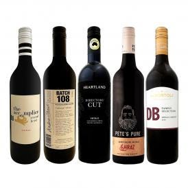  豪州シラーズ＆カベルネ・シラーズ5本セット set 濃厚シラーズを中心にスタイルの違う飲み比べにも最適 