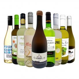  第66弾 シャブリ chablis 入り 1本あたり1,223円 税込 人気白ワイン wine 勢揃い 自信をもってお届けするお手頃価格で厳選辛口白ワイン wine 9本セット set 