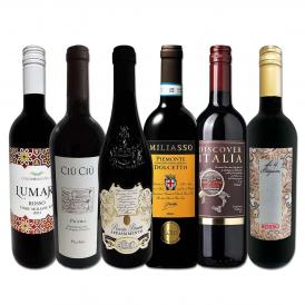 バラエティ豊かな個性を満喫 激旨イタリア Italy 赤ワイン wine 6本セット set 