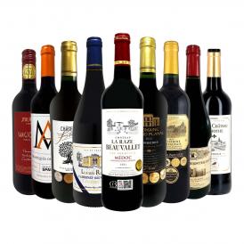  第75弾 間違いありません すべて評価獲得のモノ凄いワイン wine ばかりを揃えた超目玉お買い得スペシャル赤9本セット set 