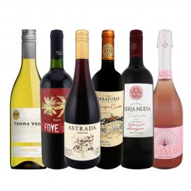  今や輸入量ナンバーワンに輝くチリ 厳選赤白スパーク6本セット set 