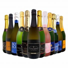  第131弾 1本あたり990円 税込 選び抜いたハイクオリティ泡ばかり12本 辛口スパークリング sparkling ワイン wine セット set 