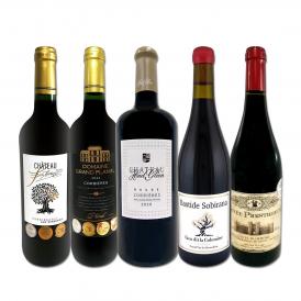  溢れ出る果実味を満喫 人気エリア南仏赤ワイン wine 5本セット set 