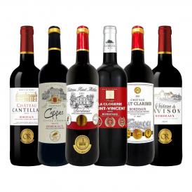  第294弾 全て金賞受賞 キング・オブ・金メダル 極旨ボルドー bordeaux 赤ワイン wine 6本セット set 