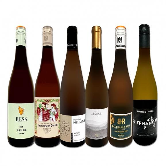  当店独自輸入 フランス France ・アルザス＆ドイツ リースリング6本セット set 01
