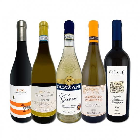  バラエティ豊かな個性を満喫 ワンランク上の極旨イタリア Italy 白ワイン wine 5本セット set ソアーヴェ ヴェディッキオ ファランギーナ サン・ジミニャーノ 01