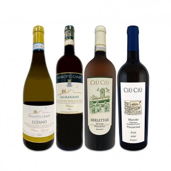  マロッティ・カンピ&チウ・チウ マルケ州の極旨白ワイン wine 4本セット set 01