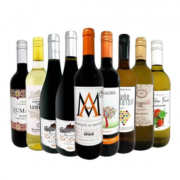 デイリーワイン wine の決定版 厳選赤白ワイン wine 9本セット set 01