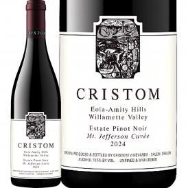 クリストム・マウント・ジェファーソン・キュベ・ピノ・ノワール・エステート 2024 アメリカ America 赤ワイン wine 750ml ミディアムボディ Cristom 96点