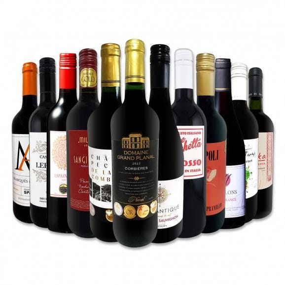 第227弾 超特大感謝 スタッフ厳選 の激得赤12本11,550円 税込 セット set 赤ワイン wine セット set ワイン wine セット set 12本セット set 飲み比べセット 01