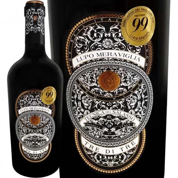 ルポ・ディ・メラヴィリア・トレ・ディ・トレ・プーリア・ロッソ 2023 イタリア Italy 赤ワイン wine 750ml フルボディ01