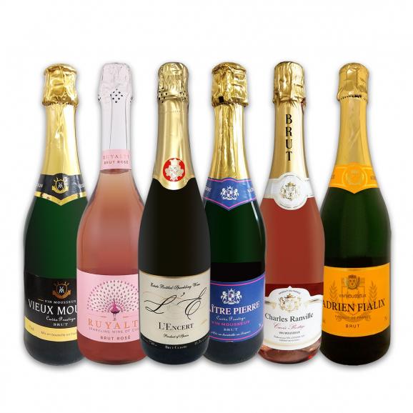  第120弾 泡祭り 当店厳選辛口スパークリング sparkling ワイン wine 6本スペシャルセット set 01