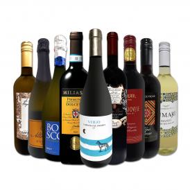  端数在庫一掃 イタリア Italy ワイン wine 9本セット set ミックスワイン wine セット set 詰め合わせ 飲み比べセット set 白ワイン wine 赤ワイン wine スパ 