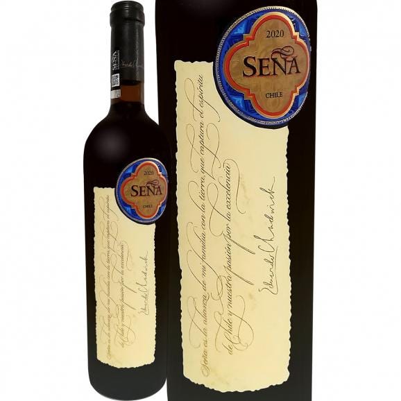セーニャ 2022 チリ 赤ワイン wine 750ml フルボディ 辛口 Sena 98点01