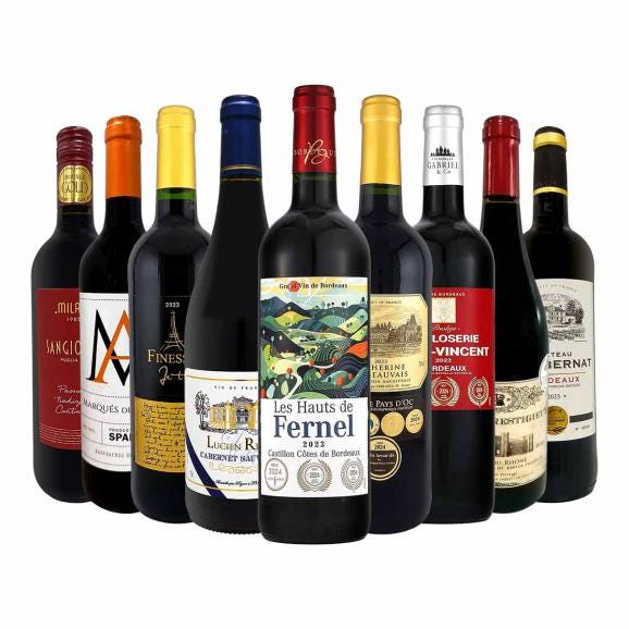 第77弾 間違いありません すべて評価獲得のモノ凄いワイン wine ばかりを揃えた超目玉お買い得スペシャル赤9本セット set 01