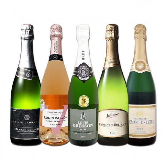 第22弾 ぜんぶクレマン clement フランス France の高級瓶内2次発酵の伝統製法 クレマン clement だけの至福なるスパークリング sparkling ワイン wine セット01