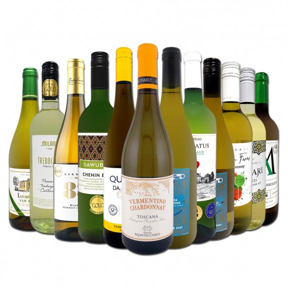 第118弾 当店オススメばかりを厳選したちょっといい白ワイン wine 12本セット set 01