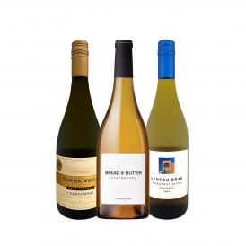  濃密なカリフォルニア・シャルドネ chardonnay をメインに、ワンランク上質な新世界シャルドネ chardonnay 3本セット set 