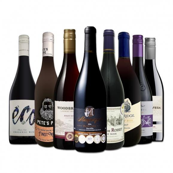  ピノ・ノワール三昧8本セット set 世界中のピノ・ノワール赤ワイン wine だけをセレクト 01