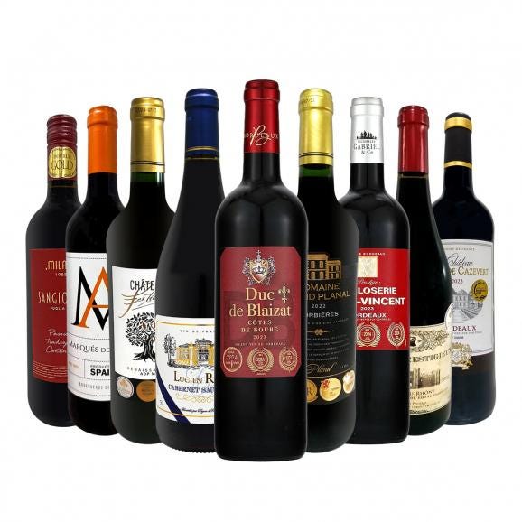 第76弾 間違いありません すべて評価獲得のモノ凄いワイン wine ばかりを揃えた超目玉お買い得スペシャル赤9本セット set 赤ワイン wine フルボディ 金賞受賞 01