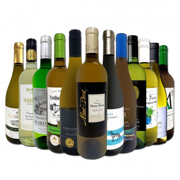  第115弾 当店オススメばかりを厳選したちょっといい白ワイン wine 12本セット set 1本当たり1,250円 税込 以下 人気の各国から贅沢にオススメ 当店イチオシ 超01