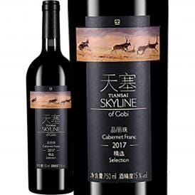 テンサイ スカイライン・オブ・ゴビ・セレクション カベルネ・フラン 2017 中国 赤ワイン wine 750ml フルボディ