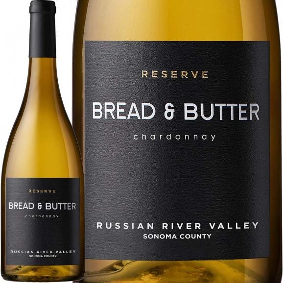 ブレッド・アンド・バター・リザーヴ・ロシアン・リヴァー・ヴァレー・シャルドネ chardonnay 2022 白ワイン wine アメリカ America 750ml Bread & Butter  01
