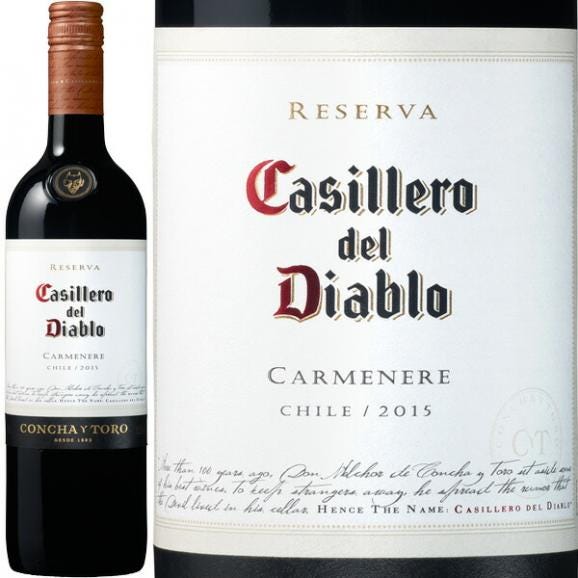 カッシェロ・デル・ディアブロ カルメネール 最新ヴィンテージでお届け コンチャ・イ・トロ チリ産 赤ワイン wine カルメネール メルロー ピノ・ノワール 01