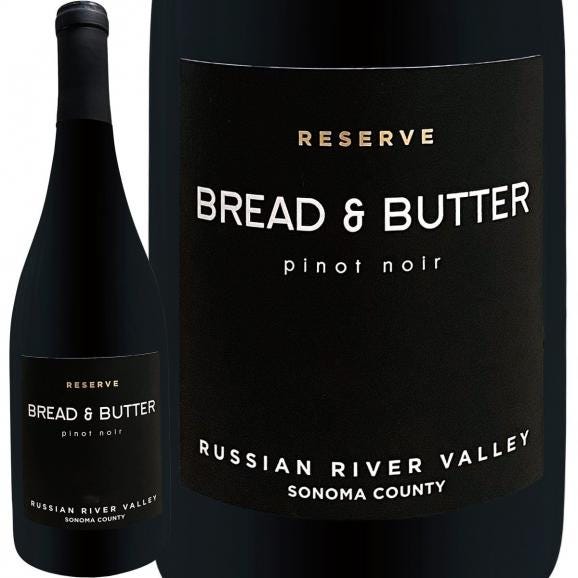 ブレッド・アンド・バター・リザーヴ・ロシアン・リヴァー・ヴァレー・ピノ・ノワール 2022 赤ワイン wine アメリカ America 750ml Bread Butter ロシアン01