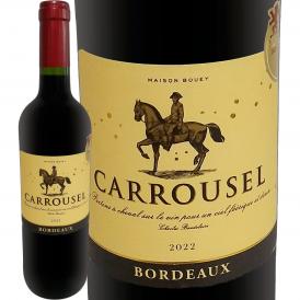 カルーセル 2022 赤ワイン wine ボルドー bordeaux フランス France メルロー80% カベルネ・ソーヴィニョン20% 750ml ミディアムボディ 辛口 ミディアム辛