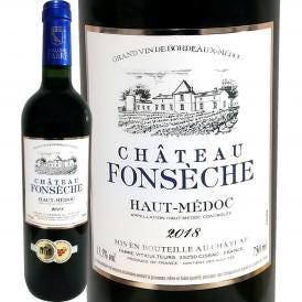シャトー・フォンセッシュ 2018 赤ワイン wine フランス France ボルドー bordeaux オー・メドック 750ml カベルネ・ソーヴィニョン50% メルロー50% ミデ 