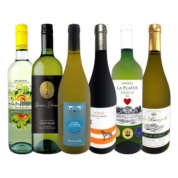 第77弾 当店 極 厳選 白ワイン wine 好きならこのセット set 格別の美味しさ 華やかな上質白ワイン wine を存分に味わう贅沢白ワイン wine 6本セット set01