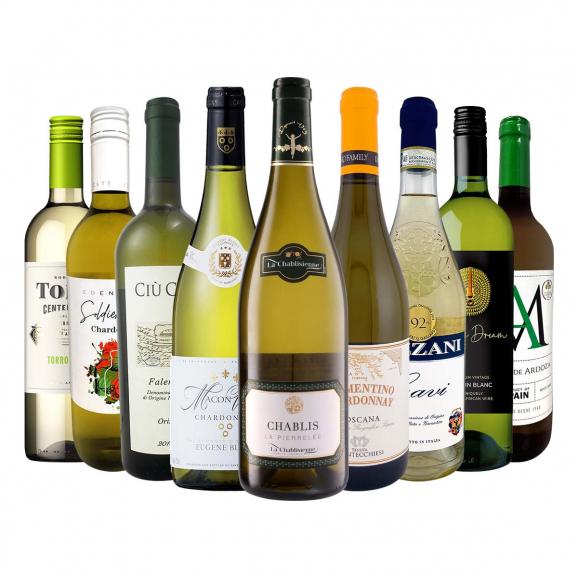  第55弾 自信を持ってお届けするワンランク上の極旨白ワイン wine だけ9本セット set 01