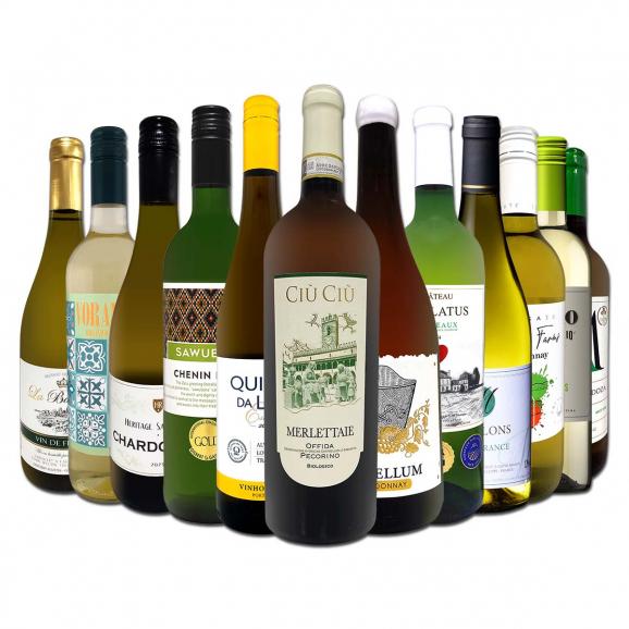  第121弾 当店オススメばかりを厳選したちょっといい白ワイン wine 12本セット set 01