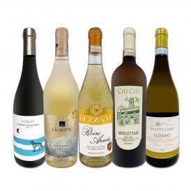  バラエティ豊かな個性を満喫 ワンランク上の極旨イタリア Italy 白ワイン wine 5本セット set 