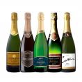  ぜんぶ瓶内2次発酵の伝統製法 ケタ違いの旨さ これぞ格上 高級スパークリング sparkling 5本セット set 