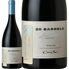 コノスル・20バレル・シラー 2021 チリ 赤ワイン wine 辛口 Cono Sur 95点 リマリ・ヴァレー シラー100% フレンチオーク樽 熟成 樽熟成 フルボディ 濃厚  