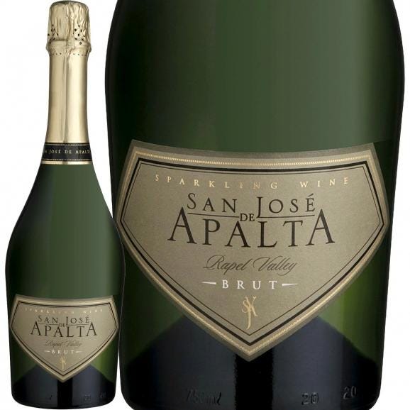サン・ホセ・デ・アパルタ・ブラン・ド・ブラン・ブリュット チリ スパークリング sparkling ワイン wine 750ml 辛口 San Jose de Apalta シャルドネ char01