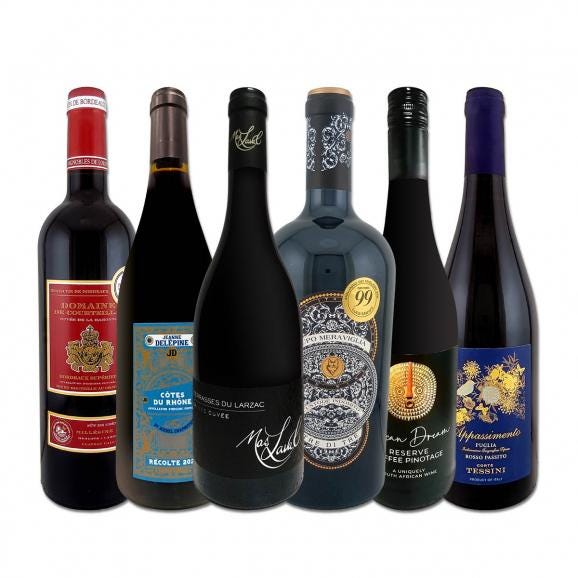  第62弾 マス・ラヴァル入り 飲み応え抜群の極旨フルボディ赤ワイン wine 6本セット set 01