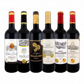  第302弾 全て金賞受賞 キング・オブ・金メダル 極旨ボルドー bordeaux 赤ワイン wine 6本セット set 