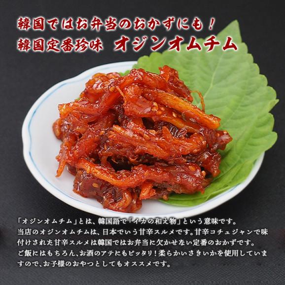 【冷蔵・冷凍可】本場韓国甘辛スルメ　７０ｇ02