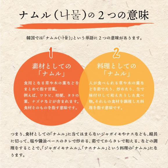 本格ピビンバ用ナムル（約2人前）#803