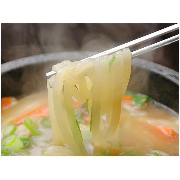 韓国うどん塩カルビスープ味8食と白菜キムチ500gセット【冷蔵便】【送料無料】 ＃803