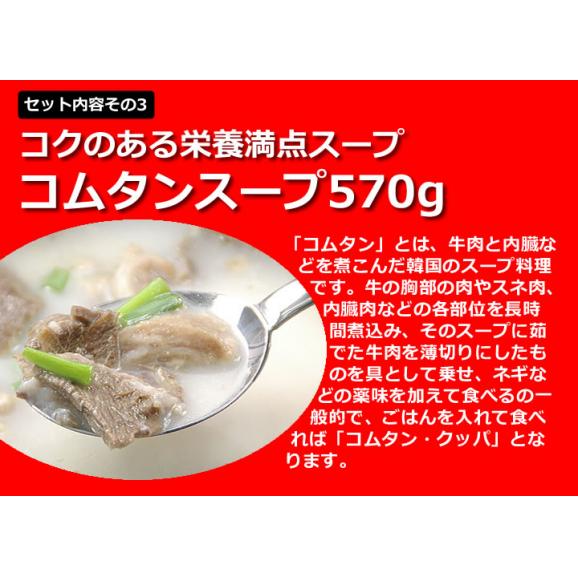 韓国スープ入門セット（サムゲタン1kg、ユッケジャン・コムタン・ウゴジスープ・ファンテク 各570g）【常温・冷蔵可】【送料無料】＃804