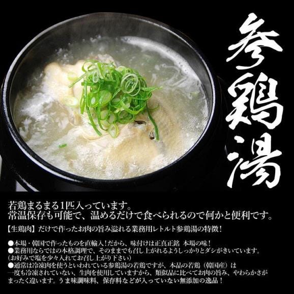 コラーゲンプルプル福袋　スタミナ満点セット（プロが選んだサムゲタン1ｋｇ、辛口ビーフユッケジャン1ｋｇ）【常温・冷蔵可】【送料無料】＃802