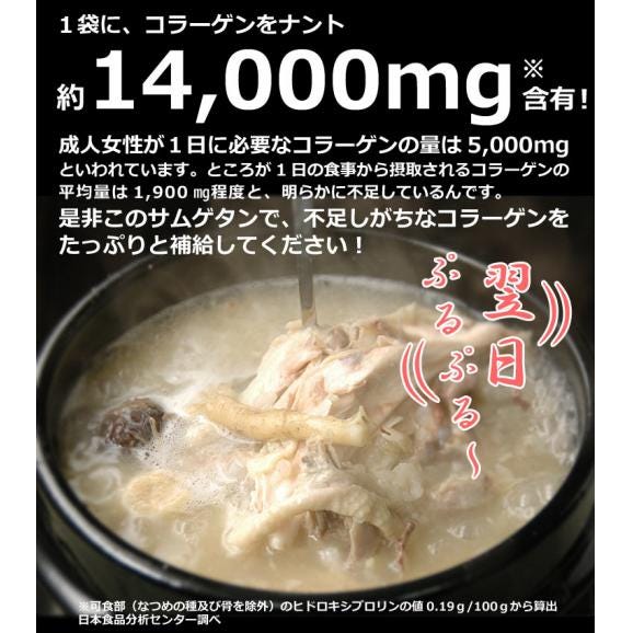 韓国宮廷料理・参鶏湯（サムゲタン）1kg×３袋　サンゲタン【常温・冷蔵可】【送料無料】＃802