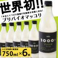 麹醇堂 1000億プリバイオマッコリ 750ml×6本  【常温・冷蔵可】＃10